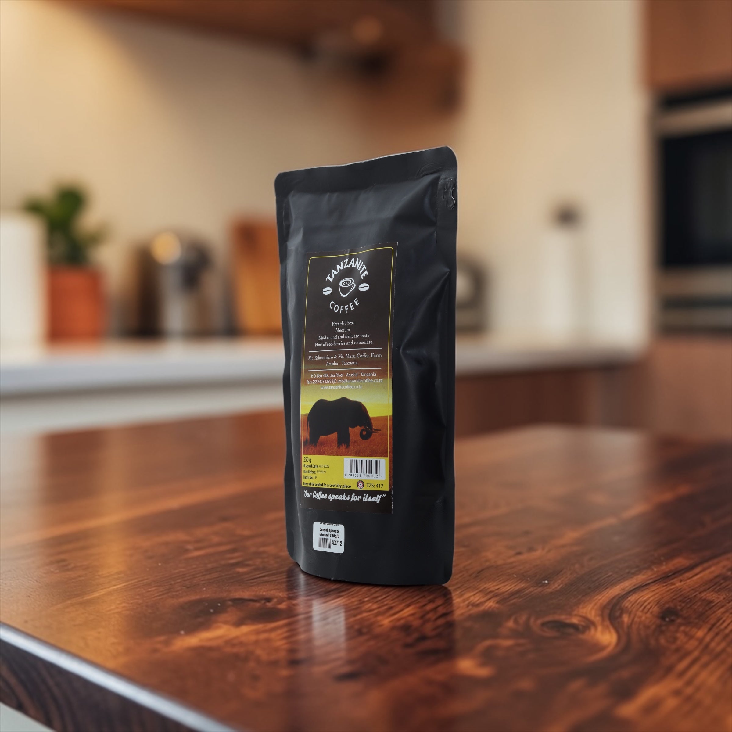 Tanzanite coffee - French press - medium roast (250g)