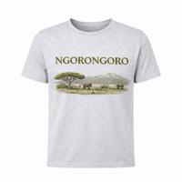 Ngorongoro Scenic T-Shirt – Grey