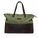 Safariland Canvas & Leather Tote Bag - Olive Green