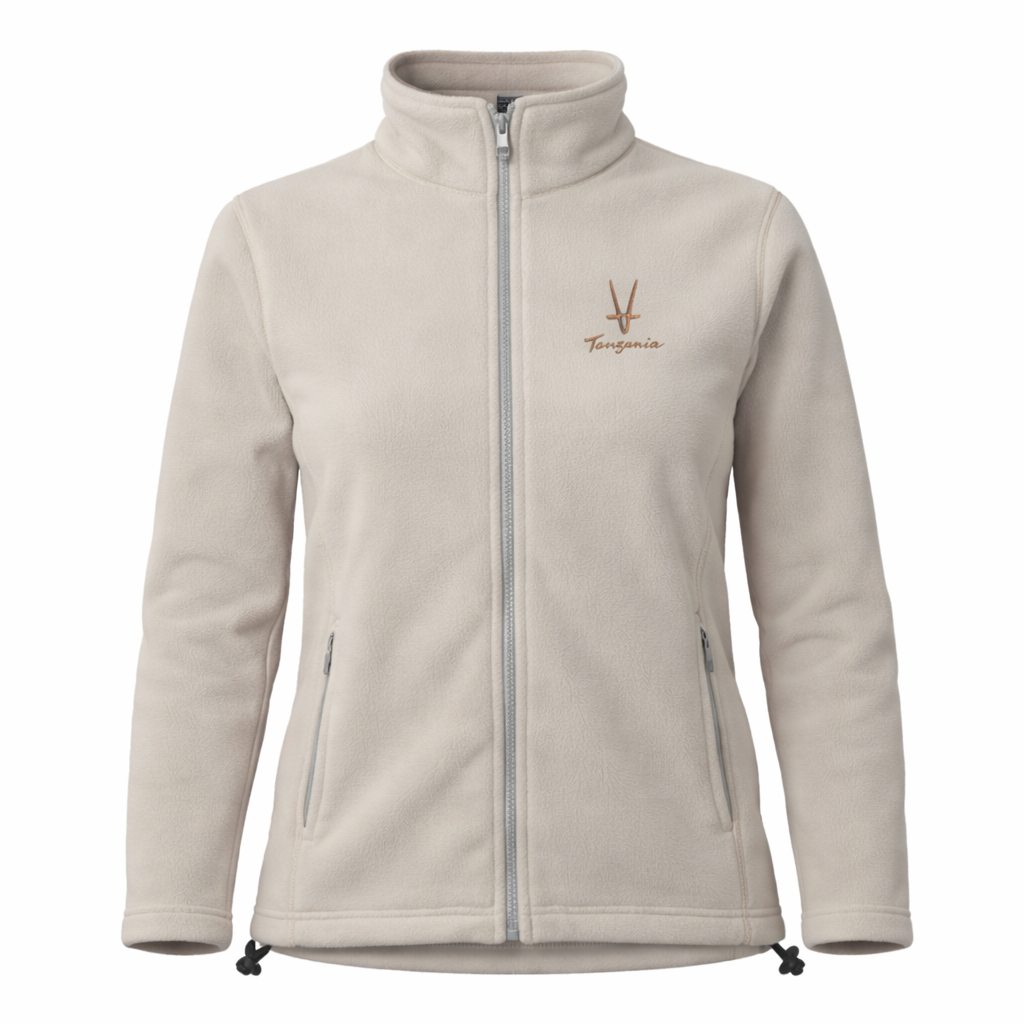 Safariland - Tanzania Women's Fleece Jacket - Cream - Full Zip