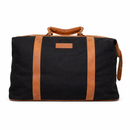 Sandstorm Black Canvas & Leather Weekender Duffel Bag – East African Travel Bag