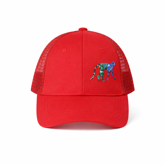 Safariland Monkey Logo Trucker Cap – Red
