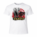 Tsavo - Elephant Print - Heritage Graphic Tee - White