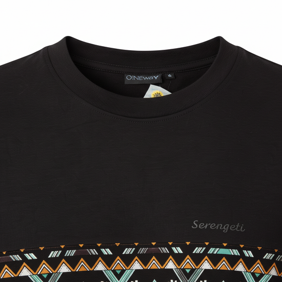 Serengeti Tribal Band T-Shirt – Schwarz